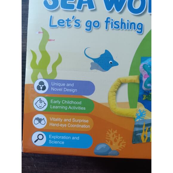 Sea World Let’s Go Fishing Toy Set – Baby & Toddler Learning Game 6M+ - Picture 2 of 4